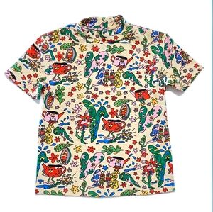 Nooworks Bug Out Mock Neck NWT, Size Small